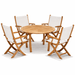 Teak Outdoor Dining Set - Dolphin (Table) & Sailmate (4 Chairs) - Teak HQ™