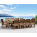 Teak Outdoor Dining Set for 10 - Bahama (Table) & Sahara (Chairs) - Teak HQ™