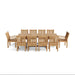 Teak Outdoor Dining Set for 10 - Bahama (Table) & Sahara (Chairs) - Teak HQ™