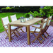 Teak Outdoor Dining Set For 4 - Comfort (Table) & Sailmate (Chairs) - Teak HQ™