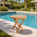 Teak Outdoor Folding Table (20" Round) - Bahama - Teak HQ™