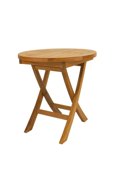 Teak Outdoor Folding Table (20" Round) - Bahama - Teak HQ™