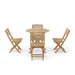 Teak Outdoor Furniture Dining Set - Chester (Table) & Alabama (4 Chairs) - Teak HQ™