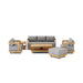 Teak Outdoor Garden Furniture - Granada 6 - Piece Set - Teak HQ™