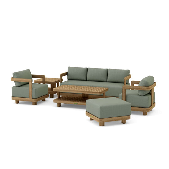 Teak Outdoor Garden Furniture - Granada 6 - Piece Set - Teak HQ™