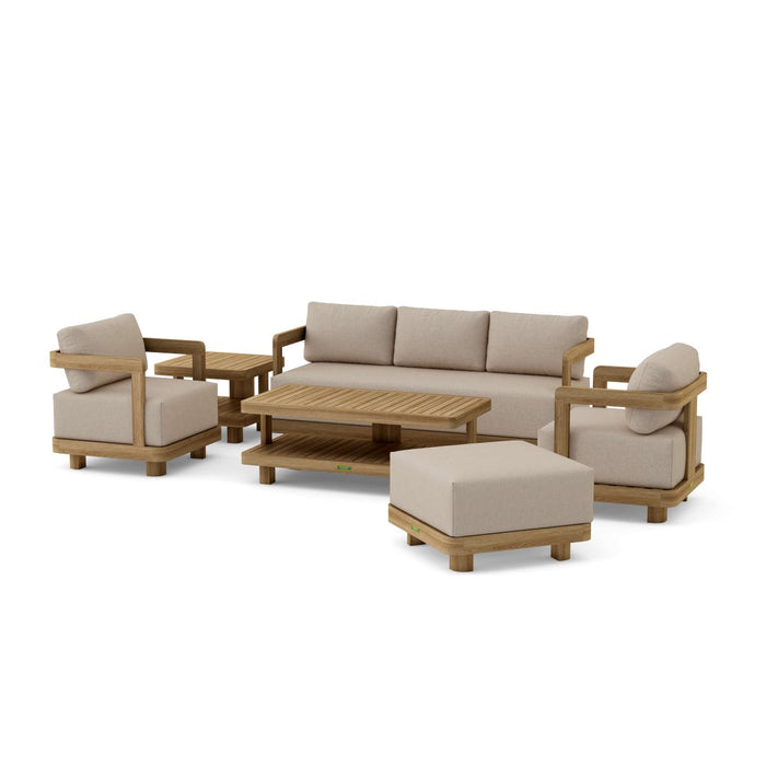 Teak Outdoor Garden Furniture - Granada 6 - Piece Set - Teak HQ™