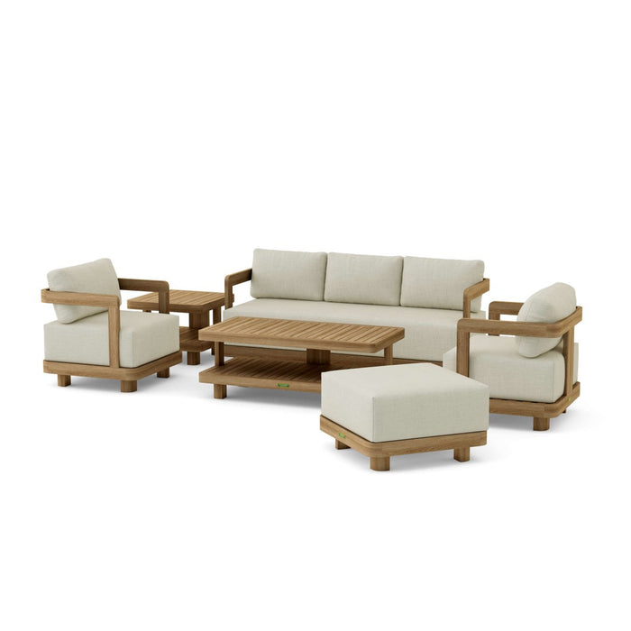 Teak Outdoor Garden Furniture - Granada 6 - Piece Set - Teak HQ™