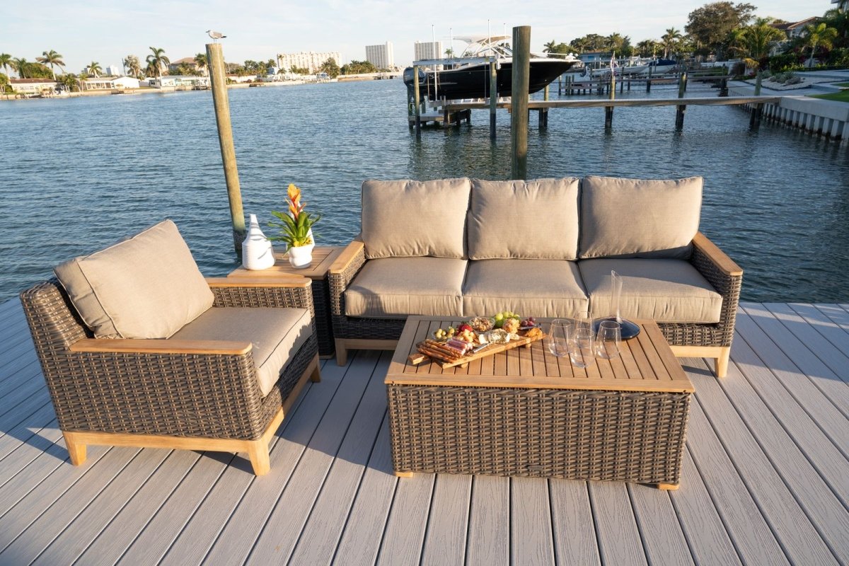 Teak Outdoor Lounge Armchair - Boca - Teak HQ™