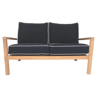 Teak Outdoor Loveseat - Coastal
