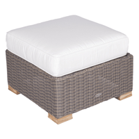 Teak Outdoor Ottoman - Sanibel