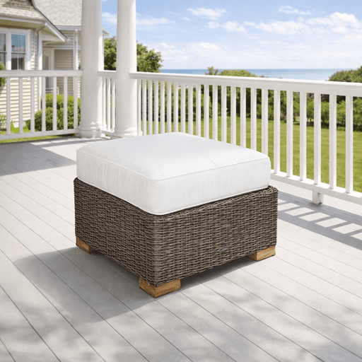 Teak Outdoor Ottoman - Sanibel - Teak HQ™