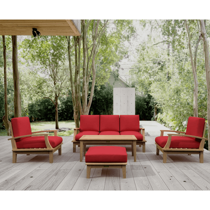 Teak Outdoor Patio Furniture Set - Brianna 5 - Piece Set - Teak HQ™