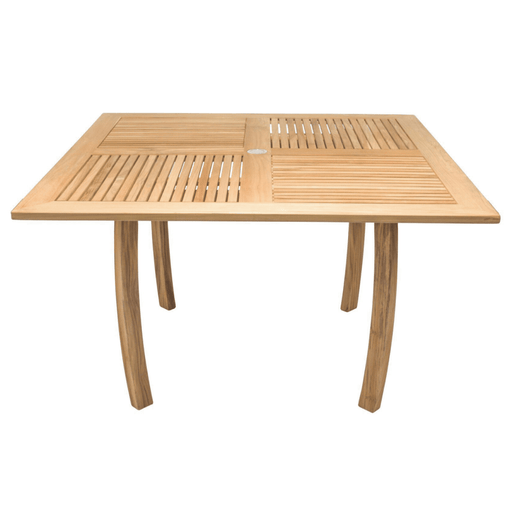 Teak Outdoor Patio Table (50" Square) - Dolphin - Teak HQ™