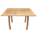 Teak Outdoor Patio Table (50" Square) - Dolphin - Teak HQ™