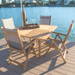 Teak Outdoor Patio Table (50" Square) - Dolphin - Teak HQ™