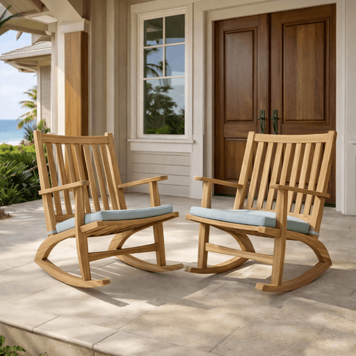 Teak Outdoor Rocker - Modern - Teak HQ™