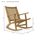 Teak Outdoor Rocker - Modern - Teak HQ™