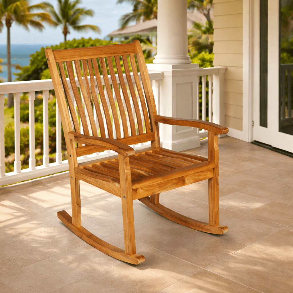 Teak Outdoor Rocking Chair - Comfort - Teak HQ™