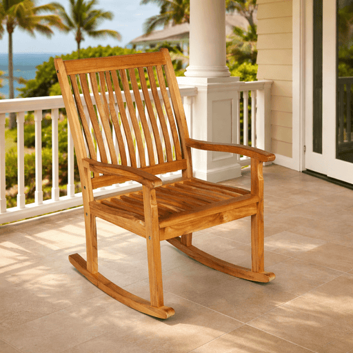 Teak Outdoor Rocking Chair - Comfort - Teak HQ™