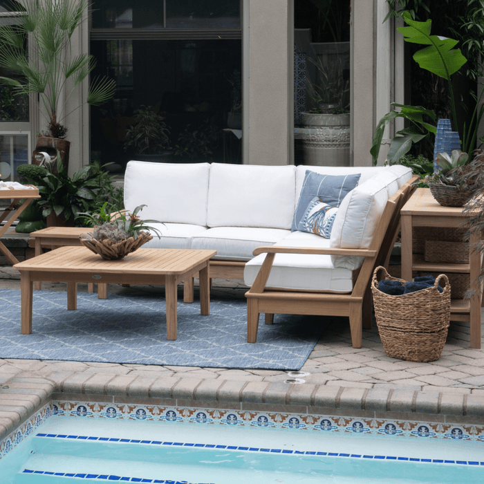 Teak Outdoor Sectional - Miami 10 - Piece Modular Set - Teak HQ™