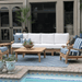 Teak Outdoor Sectional - Miami 10 - Piece Modular Set - Teak HQ™
