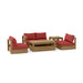 Teak Outdoor Sectional Sofa - Copacabana 5 - Piece Modular Set - Teak HQ™