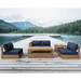 Teak Outdoor Sectional Sofa - Copacabana 5 - Piece Modular Set - Teak HQ™