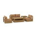 Teak Outdoor Sectional Sofa - Copacabana 5 - Piece Modular Set - Teak HQ™