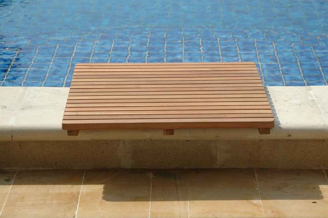 Teak Outdoor Shower Mat (24" Square) - Spa - Teak HQ™