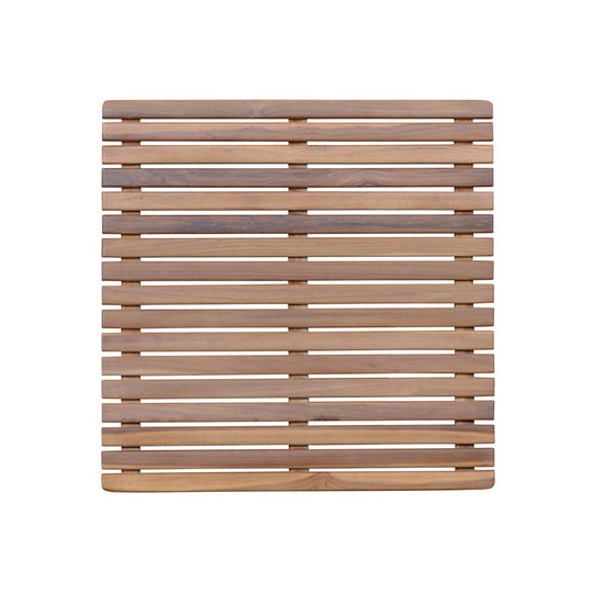 Teak Outdoor Shower Mat (24" Square) - Spa - Teak HQ™