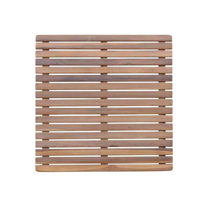 Teak Outdoor Shower Mat (24" Square) - Spa - Teak HQ™
