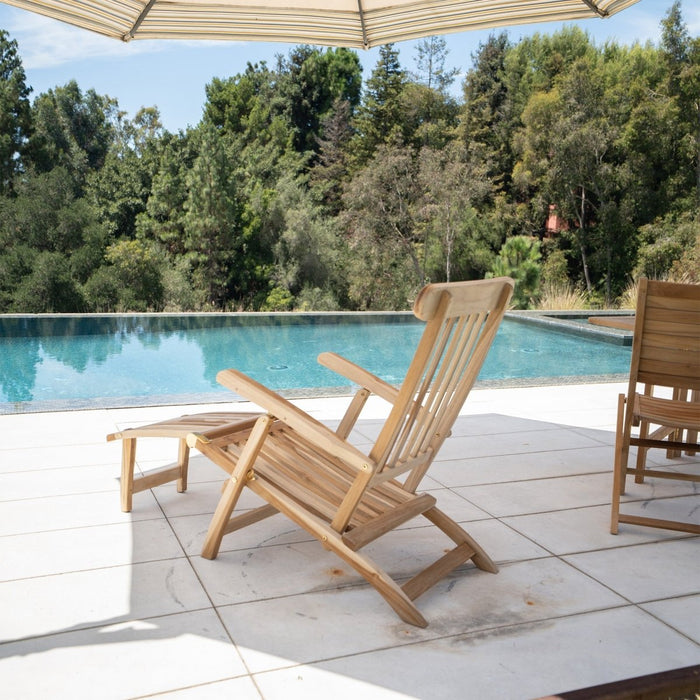 Teak Outdoor Steamer Chair - Monaco - Teak HQ™