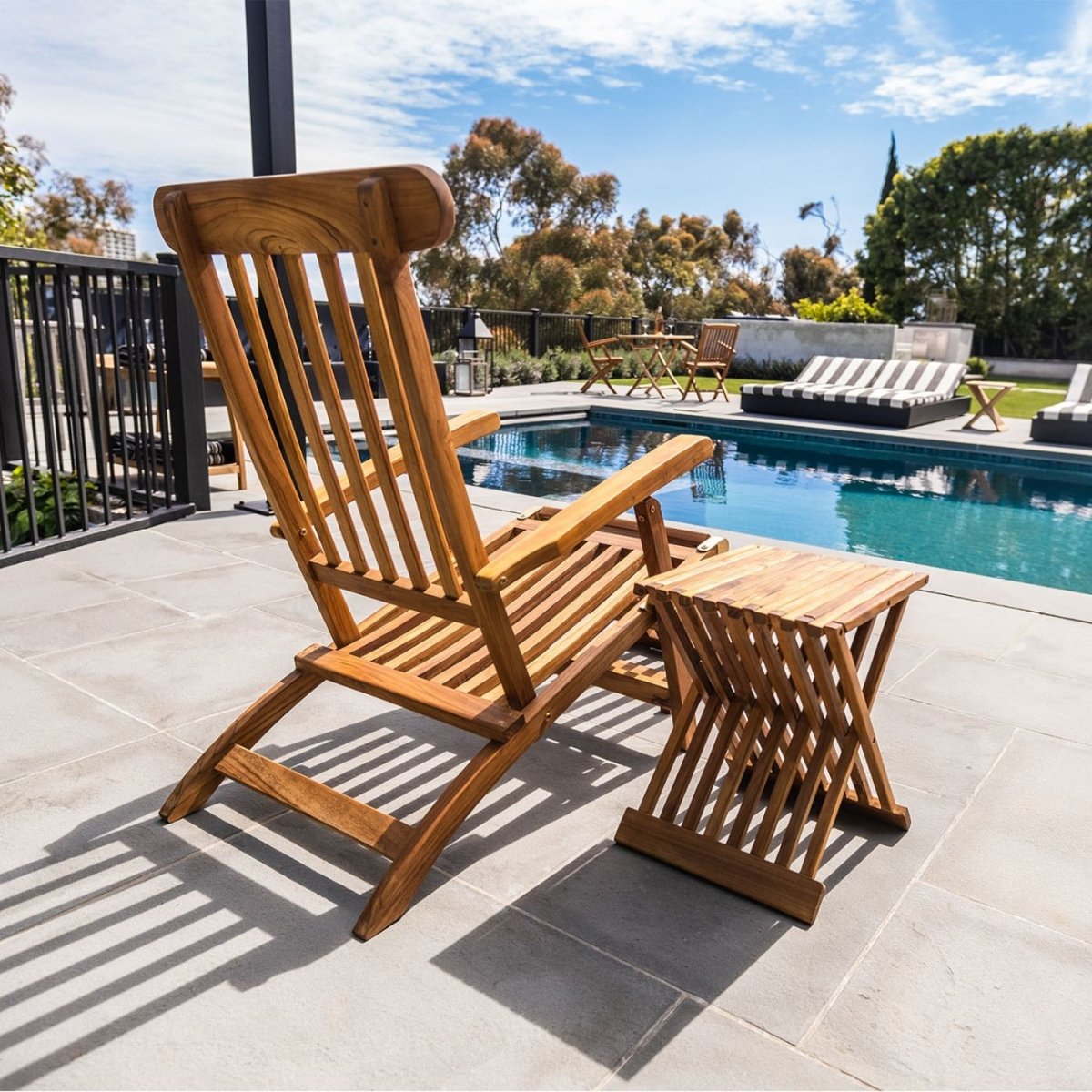Teak outdoor furniture care for humid South Florida conditions