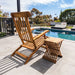 Teak Outdoor Steamer Chair - Monaco - Teak HQ™