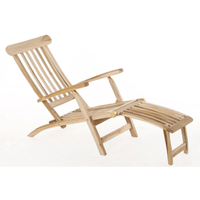 Teak Outdoor Steamer Chair - Monaco