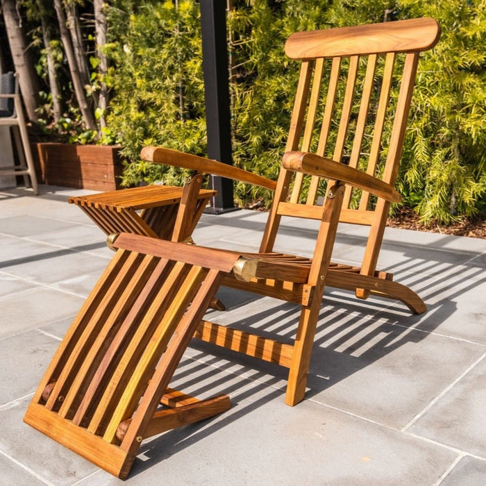 Teak Outdoor Steamer Chair - Monaco - Teak HQ™