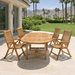 Teak Outdoor Table and Chairs - Family (Table) & Estate (4 Chairs) - Teak HQ™