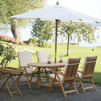 Teak Outdoor Table and Chairs - Family (Table) & Estate (4 Chairs)