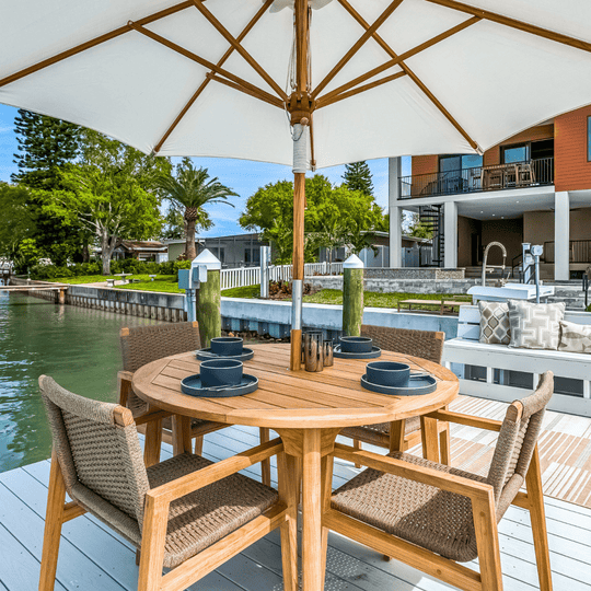 Teak Outdoor Table Set - Admiral - Teak HQ™