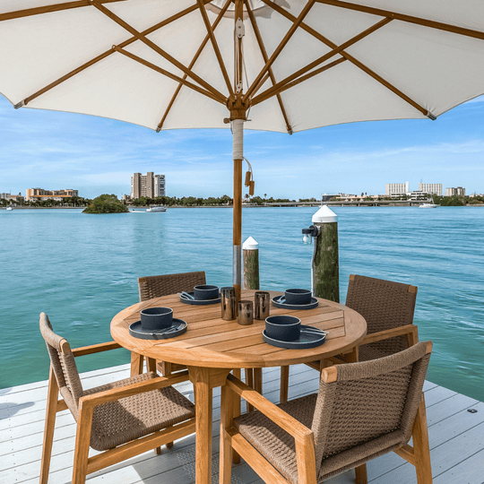 Teak Outdoor Table Set - Admiral - Teak HQ™