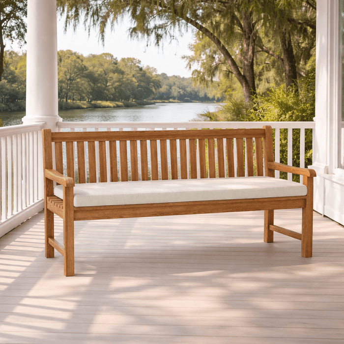 Teak Outdoor Wooden Bench (3 - Seater) - Classic - Teak HQ™