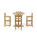 Teak Patio Bar Set - Descanso (Table) & Sedona (4 Chairs) - Teak HQ™