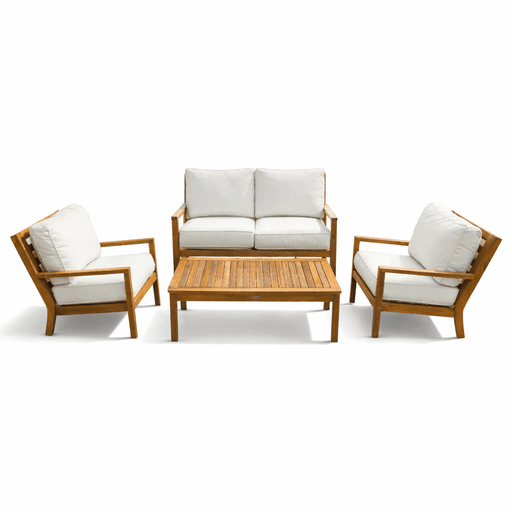 Teak Patio Chair Set - Coastal 4 - Piece Set - Teak HQ™