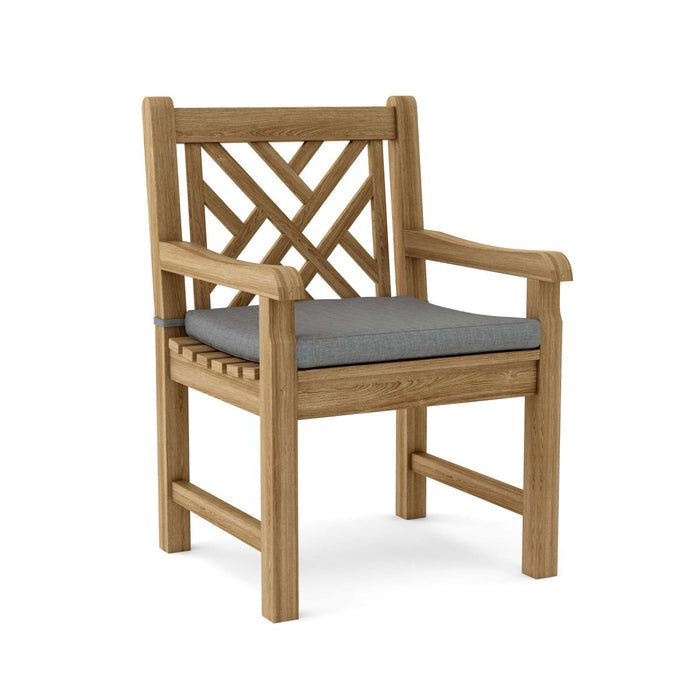 Teak Patio Chair With Arms - Vilano - Teak HQ™