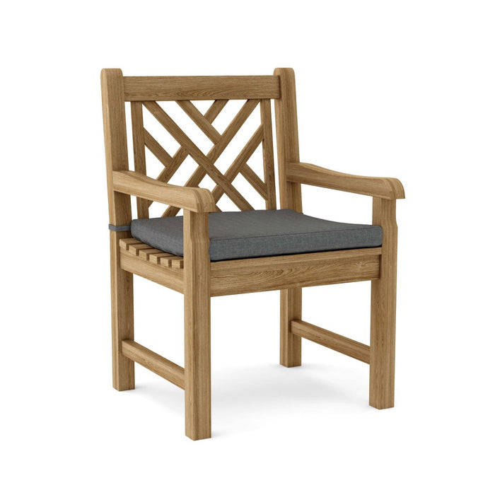 Teak Patio Chair With Arms - Vilano - Teak HQ™