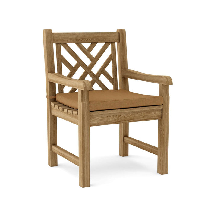 Teak Patio Chair With Arms - Vilano - Teak HQ™