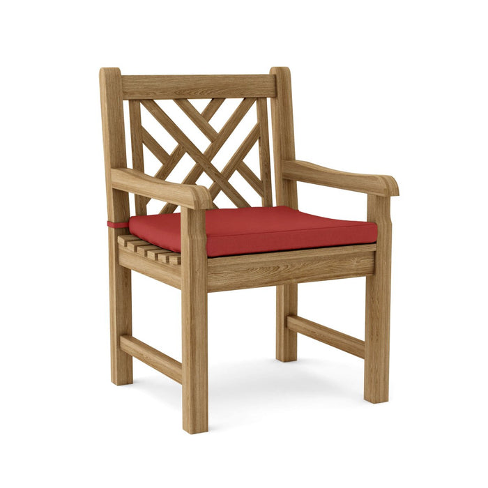 Teak Patio Chair With Arms - Vilano - Teak HQ™