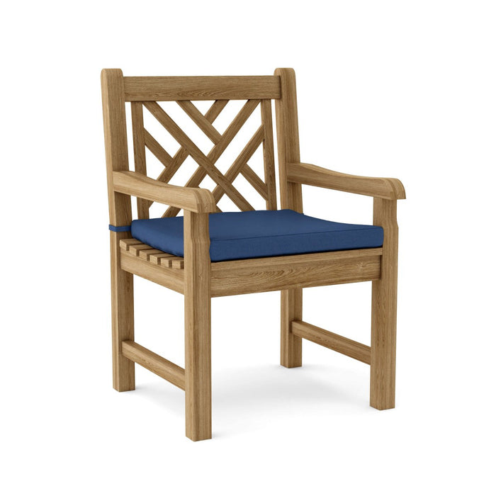 Teak Patio Chair With Arms - Vilano - Teak HQ™