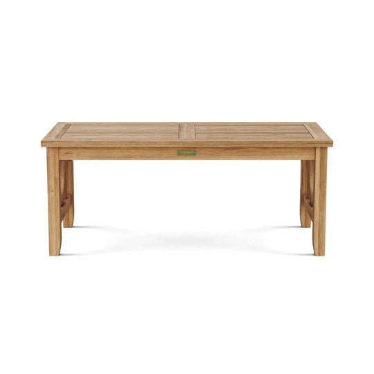 Teak Patio Coffee Table (48" Long Rectangle) - Natsepa - Teak HQ™