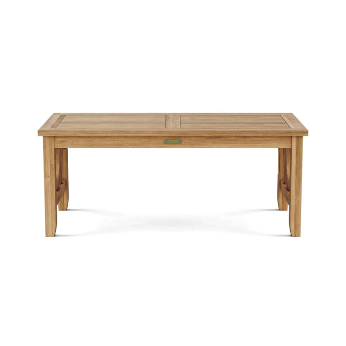Teak Patio Coffee Table (48" Long Rectangle) - Natsepa - Teak HQ™